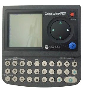 Oregon Scientific Crossword Pro Handheld Game Electronic Puzzle LB-1000B A9
